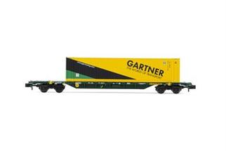 Arnold N FS/CEMAT Containertragwagen Sgnss, 45'-Container Gartner, Ep. V *werkseitig ausverkauft*