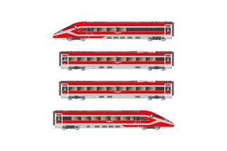 Arnold N FS Elektrotriebzug-Grundset ETR 400, Frecciarossa 1000, Ep. VI, 4-tlg. *werkseitig ausverkauft*