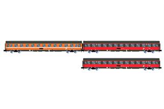 Arnold N ÖBB Personenwagen-Set 2 EC Mozart, Ep. IV-V, 3-tlg. *werkseitig ausverkauft*