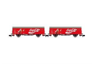 Arnold N RENFE gedecktes Güterwagen-Set JPD, Coca-Cola, Ep. V, 2-tlg.