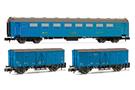 Arnold N RENFE Werkstattwagen-Set Tajo de Via, blau, Ep. IV-V, 3-tlg.