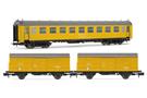 Arnold N RENFE Werkstattwagen-Set Tren Taller Granada, gelb, Ep. V, 3-tlg.