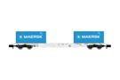 Arnold N Wascosa Containertragwagen Sgnss, 2x20' Maersk, Ep. VI
