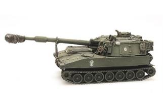 Artitec H0 Schweizer Armee Panzer M109 A2, für Bahnverlad