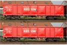 B-Models H0 DB AG offenes Güterwagen-Set A Eaos-x, Railion, 2-tlg. *werkseitig ausverkauft*
