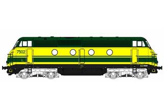 B-Models H0 (DC) SNCB Diesellok 7502, Ep. IV