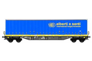 B-Models H0 GTS Containertragwagen Sgns, Swap Body Alberti e Santi *werkseitig ausverkauft*