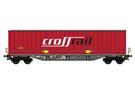 B-Models H0 GTS Containertragwagen Sgns, Swap Body Crossrail