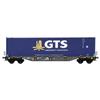 B-Models H0 GTS Containertragwagen Sgns, Swap Body GTS *werkseitig ausverkauft*