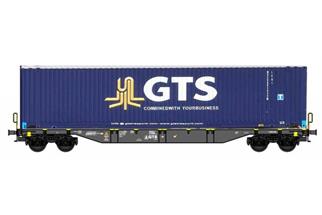 B-Models H0 GTS Containertragwagen Sgns, Swap Body GTS *werkseitig ausverkauft*