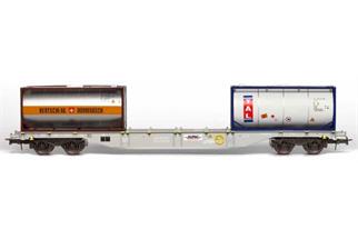 B-Models H0 Hupac Containertragwagen Sgns, 2x Tanktainer Bertschi/TAL