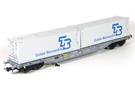 B-Models H0 Hupac Containertragwagen Sgns, 2x30'-Bulkcontainer Guido Bernardini, Ep. VI *werkseitig ausverkauft*