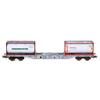 B-Models H0 Hupac Containertragwagen Sgns, Verbrugge/Hoyer Trifleet *werkseitig ausverkauft*