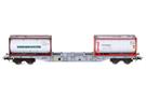 B-Models H0 Hupac Containertragwagen Sgns, Verbrugge/Hoyer Trifleet *werkseitig ausverkauft*