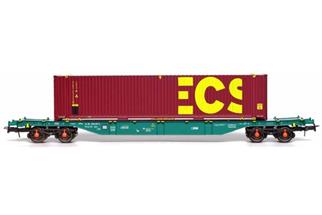 B-Models H0 Lineas Containertragwagen Sgns, 45'-Container ECS