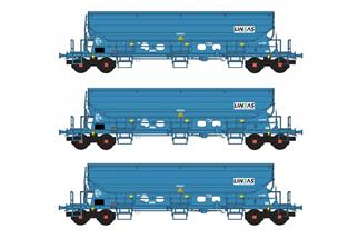 B-Models H0 Lineas Schüttgutwagen-Set Tads, 3-tlg.