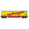 B-Models H0 ÖBB Containertragwagen Sgns, Swap Body Nothegger *werkseitig ausverkauft*