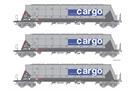 B-Models H0 SBB Cargo Getreidesilowagen-Set 1 Tagnpps Cacao, 3-tlg. *werkseitig ausverkauft*