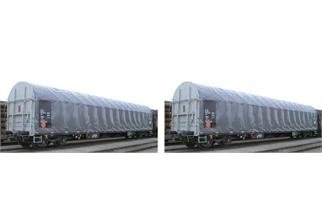 B-Models H0 SBB Schiebeplanenwagenset, 2-tlg. *werkseitig ausverkauft*