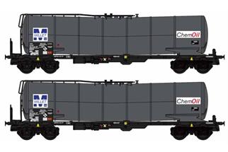 B-Models H0 SNCF Kesselwagen-Set, ChemOil, 2-tlg. *werkseitig ausverkauft*