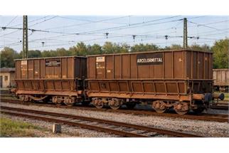 B-Models H0 SNCF Selbstentladewagen-Set, ARCELOR MITTAL, 2-tlg.