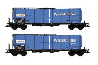 B-Models H0 Wascosa Kesselwagen-Set, ChemOil, 2-tlg.