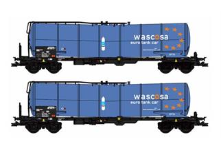 B-Models H0 Wascosa Kesselwagen-Set, euro tank car, 2-tlg.