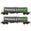 B-Models H0 Wascosa Kesselwagen-Set, Pannonia Ethanol, 2-tlg.