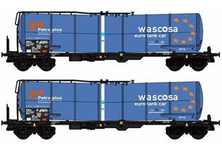 B-Models H0 Wascosa Kesselwagen-Set, Petro Plus CH, 2-tlg.