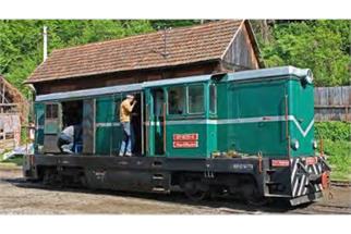 Bemo H0e CFF Diesellok L45H 87-0015-5 Wassertalbahn, opalgrün