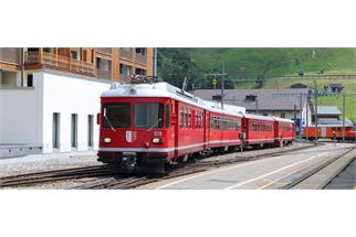 Bemo H0m MGB Pendelzug Be 4/4 515 + ABDt 1716, 4-tlg. (Sonderserie) *komplett vorreserviert*