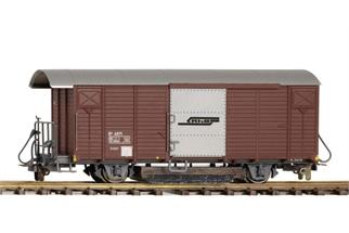 Bemo H0m RhB Behelfspackwagen D2 4079, Schienenreinigungswagen