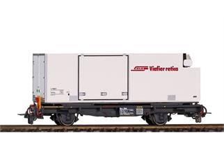 Bemo H0m RhB Containertragwagen Lb-v 7864, Kühlcontainer Y 11601