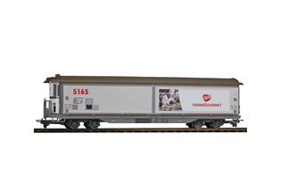 Bemo H0m RhB gedeckter Güterwagen Haikqq-y 5165, Transgourmet *werkseitig ausverkauft*