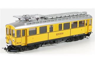 Bemo H0m RhB Nostalgie-Berninatriebwagen ABe 4/4 I 34 Bernina-Bahn, gelb