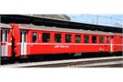 Bemo H0m RhB Personenwagen EW II A 1270, rot