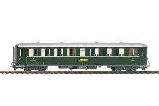 Bemo H0m RhB Personenwagen Stahlwagen B 2229, grün