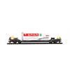 Bemo H0m RhB Tiefladewagen Sb-v 7728, Kühlcontainer Spar Berge-Design 125 A *werkseitig ausverkauft*
