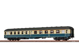 Brawa H0 (AC) DB Personenwagen AByl 411, 1./2. Klasse, ozeanblau/beige, Ep. IV