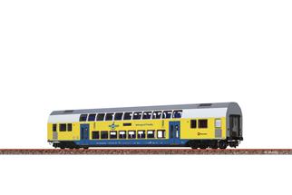Brawa H0 (AC Digital) Metronom Doppelstock-Ergänzungswagen, 2. Klasse, Ep. VI