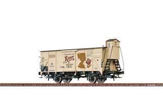 Brawa H0 DB gedeckter Güterwagen G 10, Ritter Sport, Ep. III *werkseitig ausverkauft*