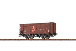 Brawa H0 DB gedeckter Güterwagen G10, Lebkuchen Schmidt, Ep. III (Sonderserie)