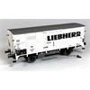 Brawa H0 DB gedeckter Güterwagen G10, Liebherr, Ep. III (Messemodell) *werkseitig ausverkauft*