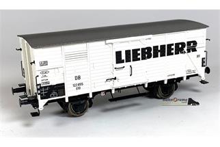 Brawa H0 DB gedeckter Güterwagen G10, Liebherr, Ep. III (Messemodell) *werkseitig ausverkauft* Brawa H0 DB gedeckter Güterwagen G10, Liebherr, Ep. III (Messemodell) *werkseitig ausverkauft*