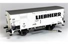 Brawa H0 DB gedeckter Güterwagen G10, Liebherr, Ep. III (Messemodell) *werkseitig ausverkauft*