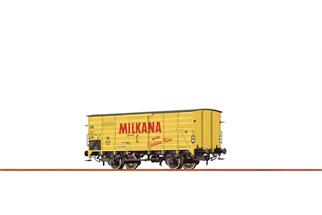 Brawa H0 DB gedeckter Güterwagen G10, Milkana, Ep. III