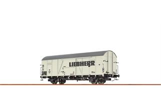 Brawa H0 DB gedeckter Güterwagen Glr 22, Liebherr, Ep. III *werkseitig ausverkauft*