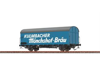 Brawa H0 DB Kühlwagen Ibdlps 383, Kulmbacher Mönchshof-Bräu, Ep. IV