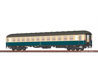 Brawa H0 (DC) DB Reisezugwagen Bm 235, 2. Klasse, ozeanblau/beige, Ep. IV