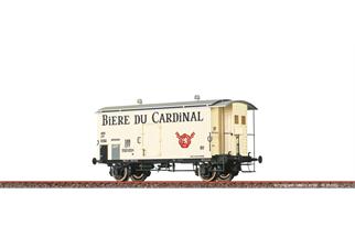 Brawa H0 SBB gedeckter Güterwagen K2, Biere du Cardinal, Ep. III